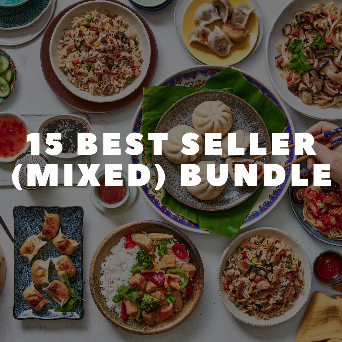 15 Best Seller Mixed (10 Meals + 5 Snacks)