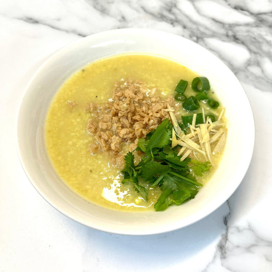 Turmeric Rice Porridge (Congee)