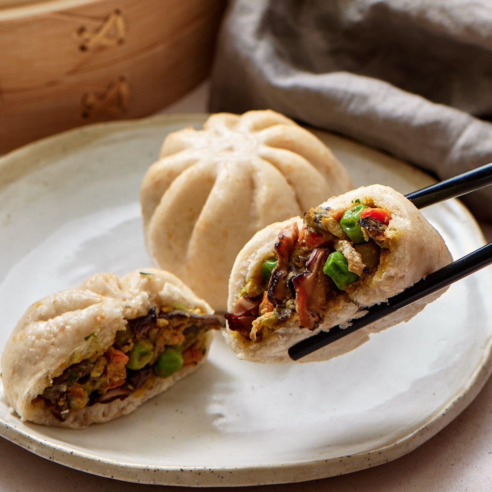 Green Curry Buns.