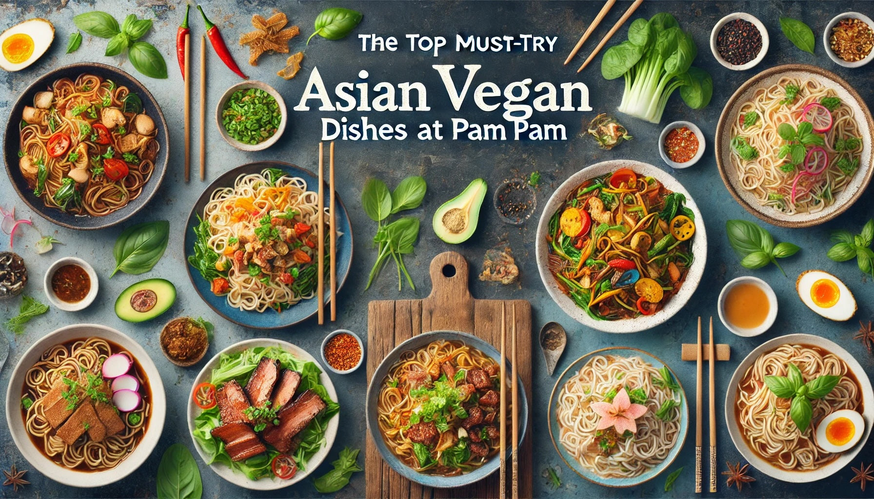 Dish. Shop The Top 5 Must-Try Asian Vegan Dishes at Pam Pam