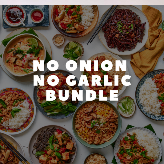 No Onion No Garlic Bundle (9 Meals & 6 Snacks)