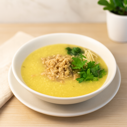 Turmeric Rice Porridge (Congee)