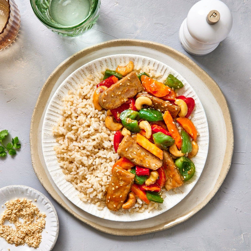 Teriyaki Tempeh Stir Fry Pam Pam Plantbased Asian Meals